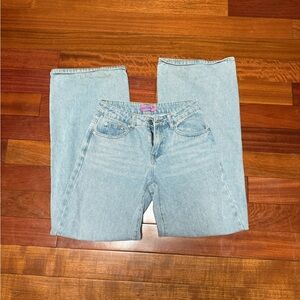 Edikted XS low rise jeans